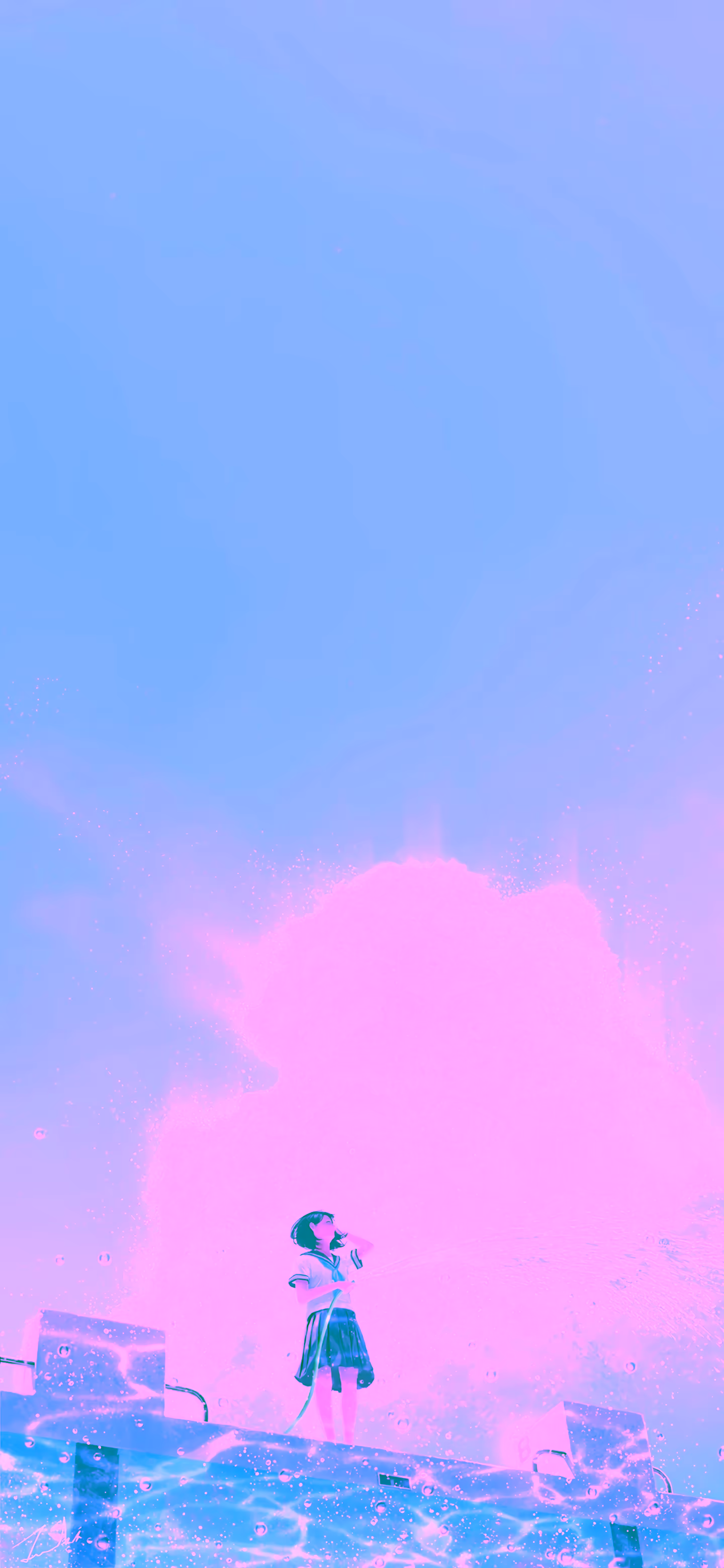 Mobile background image of the blog